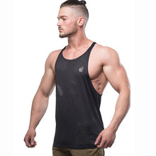 Load image into Gallery viewer, Tank Top Men Mesh cloth  Bodybuilding
