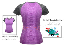 Load image into Gallery viewer, Quick Dry Stretch Slim Fit Yoga/gym Top
