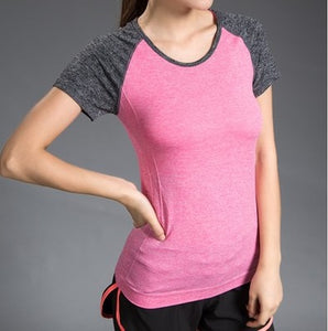 Quick Dry Stretch Slim Fit Yoga/gym Top