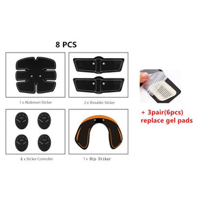 Abdominal machine electric muscle stimulation ABS ems