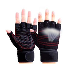 Load image into Gallery viewer, Half Finger Heavyweight  Exercise Weight Lifting Gloves
