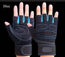 Load image into Gallery viewer, Half Finger Heavyweight  Exercise Weight Lifting Gloves
