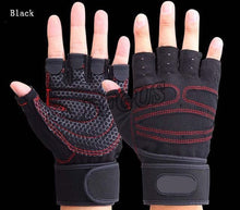 Load image into Gallery viewer, Half Finger Heavyweight  Exercise Weight Lifting Gloves
