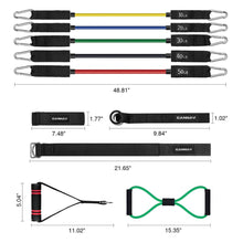 Load image into Gallery viewer, Pro 16Pcs Resistance Bands
