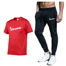 Load image into Gallery viewer, Men&#39;s Vespa Running Sports Set Sportswear Gym Cloth
